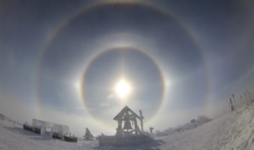 Как называется зимняя радуга: что это за эффект и почему возникает?